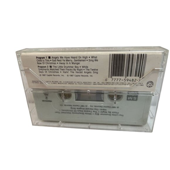 Tennessee Ernie Ford Favorite Songs of Christmas Cassette Tape 1987 Capitol A408 - Picture 4 of 6